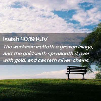 Isaiah 40:19 KJV Free Bible Images