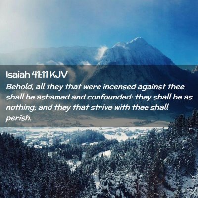 Isaiah 41:11 KJV Free Bible Images