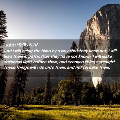 Isaiah 42:16 KJV Free Bible Images