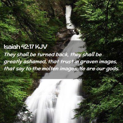 Isaiah 42:17 KJV Free Bible Images