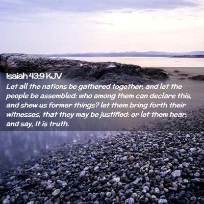 Isaiah 43:9 KJV Free Bible Images