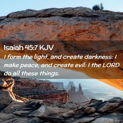 Isaiah 45:7 KJV Free Bible Images