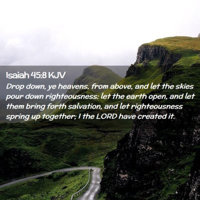 Isaiah 45:8 KJV Free Bible Images