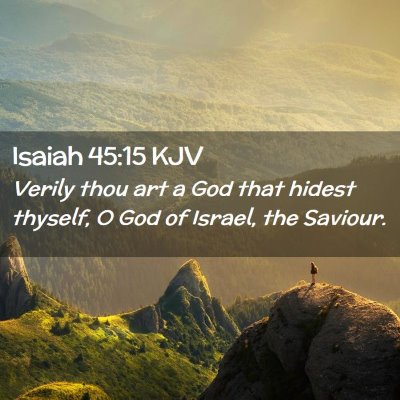 Isaiah 45:15 KJV Free Bible Images