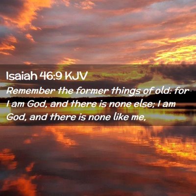 Isaiah 46:9 KJV Free Bible Images