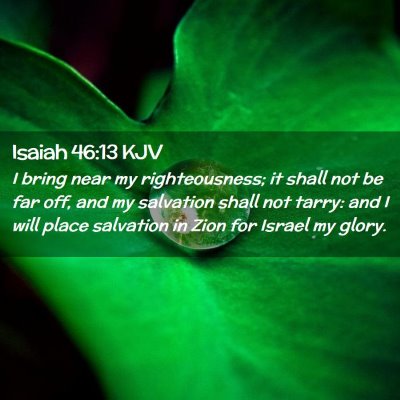 Isaiah 46:13 KJV Free Bible Images