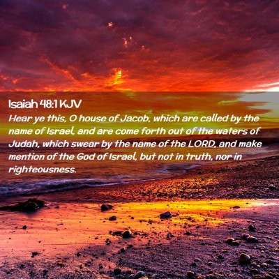 Isaiah 48:1 KJV Free Bible Images