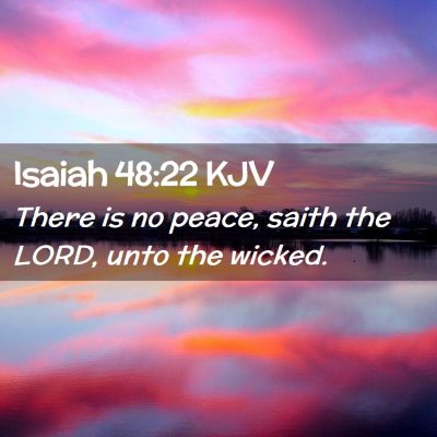 Isaiah 48:22 KJV Free Bible Images