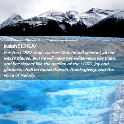 Isaiah 51:3 KJV Free Bible Images