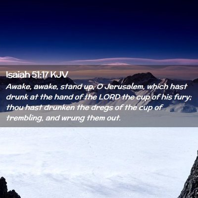 Isaiah 51:17 KJV Free Bible Images