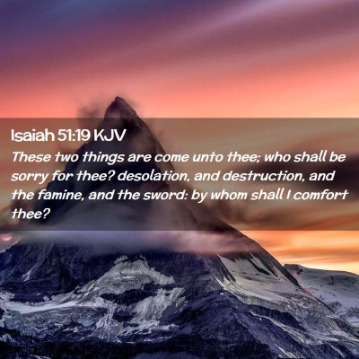 Isaiah 51:19 KJV Free Bible Images