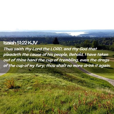 Isaiah 51:22 KJV Free Bible Images