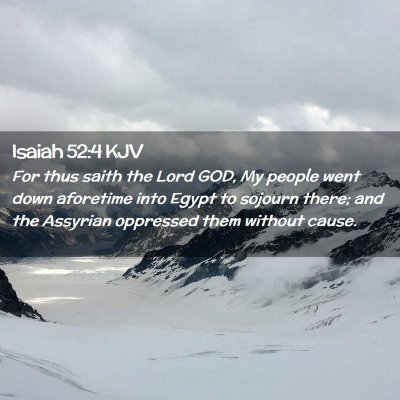 Isaiah 52:4 KJV Free Bible Images