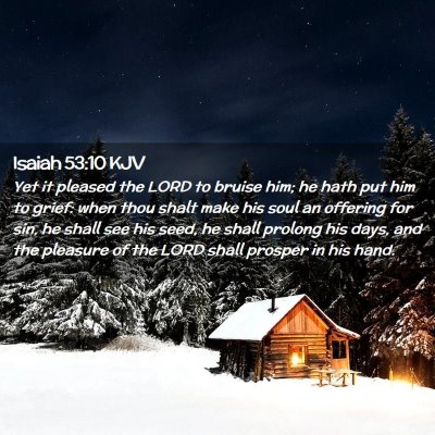 Isaiah 53:10 KJV Free Bible Images