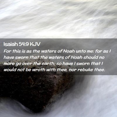 Isaiah 54:9 KJV Free Bible Images