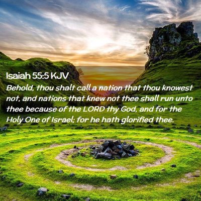 Isaiah 55:5 KJV Free Bible Images