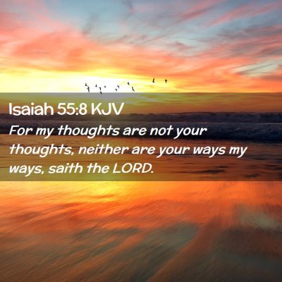 Isaiah 55:8 KJV Free Bible Images