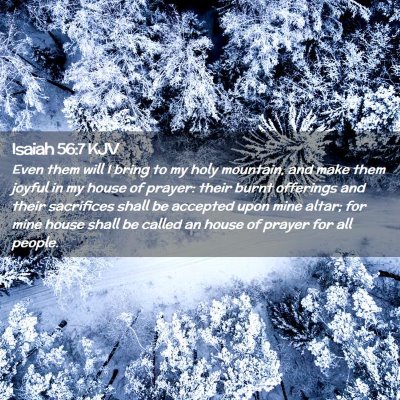 Isaiah 56:7 KJV Free Bible Images