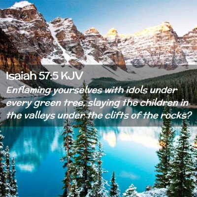 Isaiah 57:5 KJV Free Bible Images