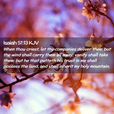 Isaiah 57:13 KJV Free Bible Images