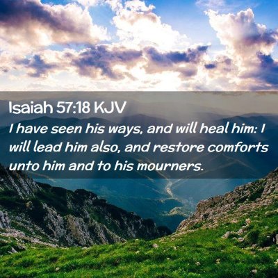 Isaiah 57:18 KJV Free Bible Images