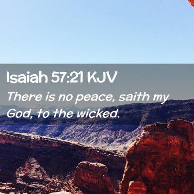 Isaiah 57:21 KJV Free Bible Images