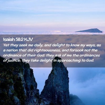 Isaiah 58:2 KJV Free Bible Images