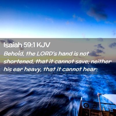 Isaiah 59:1 KJV Free Bible Images