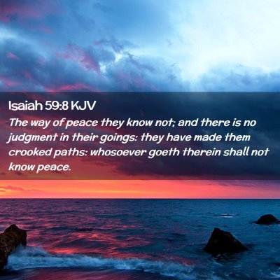 Isaiah 59:8 KJV Free Bible Images