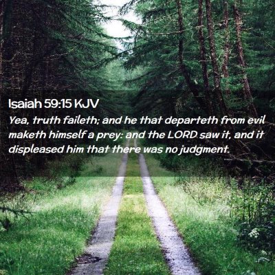 Isaiah 59:15 KJV Free Bible Images