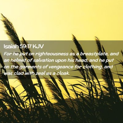 Isaiah 59:17 KJV Free Bible Images