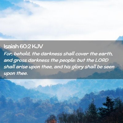 Isaiah 60:2 KJV Free Bible Images