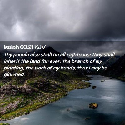 Isaiah 60:21 KJV Free Bible Images