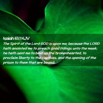 Isaiah 61:1 KJV Free Bible Images