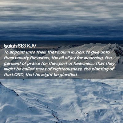 Isaiah 61:3 KJV Free Bible Images