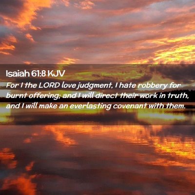 Isaiah 61:8 KJV Free Bible Images