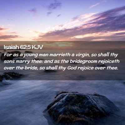 Isaiah 62:5 KJV Free Bible Images