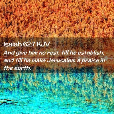 Isaiah 62:7 KJV Free Bible Images