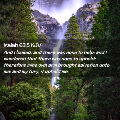 Isaiah 63:5 KJV Free Bible Images