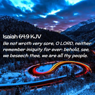 Isaiah 64:9 KJV Free Bible Images