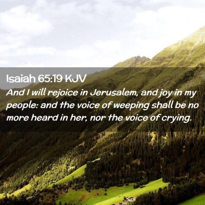 Isaiah 65:19 KJV Free Bible Images