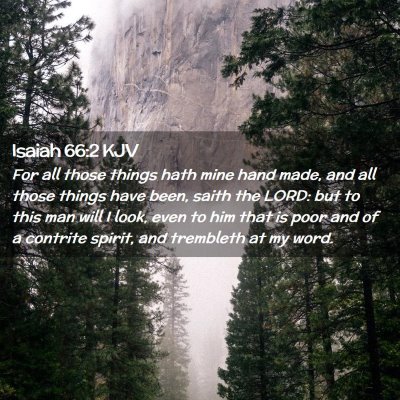 Isaiah 66:2 KJV Free Bible Images