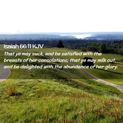 Isaiah 66:11 KJV Free Bible Images