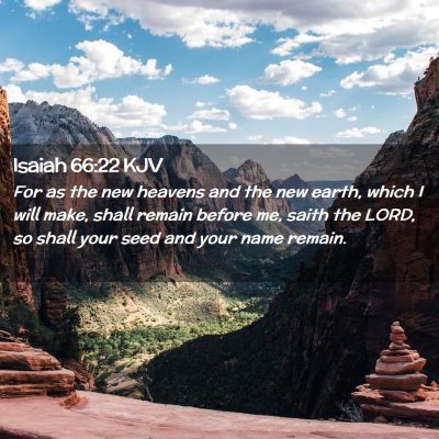 Isaiah 66:22 KJV Free Bible Images