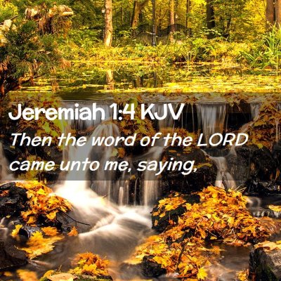 Jeremiah 1:4 KJV Free Bible Images