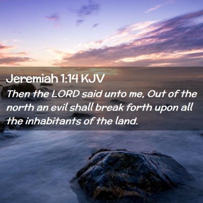 Jeremiah 1:14 KJV Free Bible Images