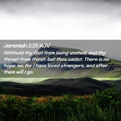 Jeremiah 2:25 KJV Free Bible Images