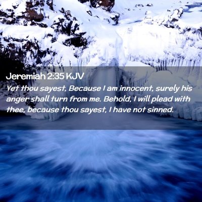 Jeremiah 2:35 KJV Free Bible Images