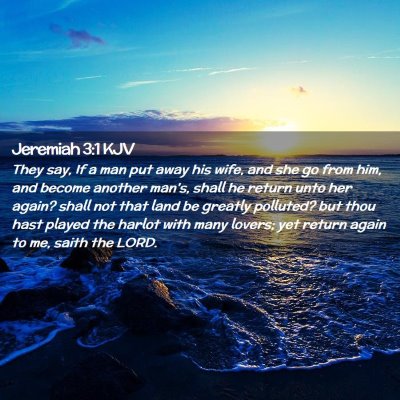 Jeremiah 3:1 KJV Free Bible Images