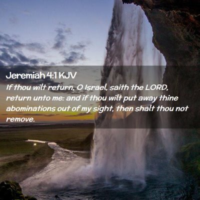 Jeremiah 4:1 KJV Free Bible Images